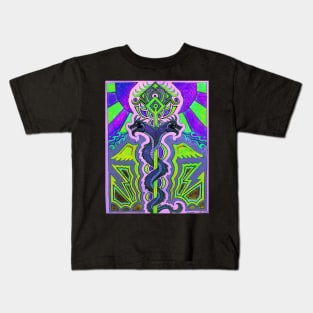 Kundalini Staff 05 Kids T-Shirt